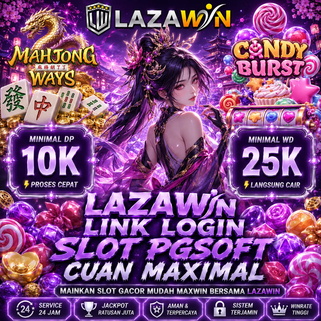 LAZAWIN Slot PGSoft Gacor - Cuan Maximal Konsisten 2026
